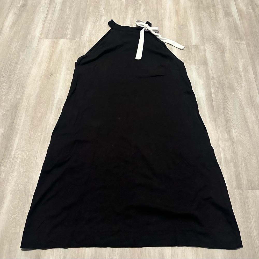 New York & Company Black Knit High Neck Sleeveless Dress Sz XL